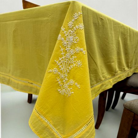 Anthophile Rectangular Table Cloth - Yellow