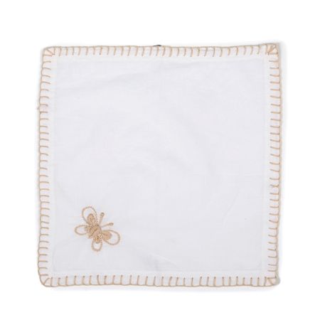Anthophile Cocktail Napkin â€“ Set of 2 â€“ BEIGE
