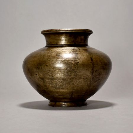 Pure Brass Holy Water Pot in Plain Design