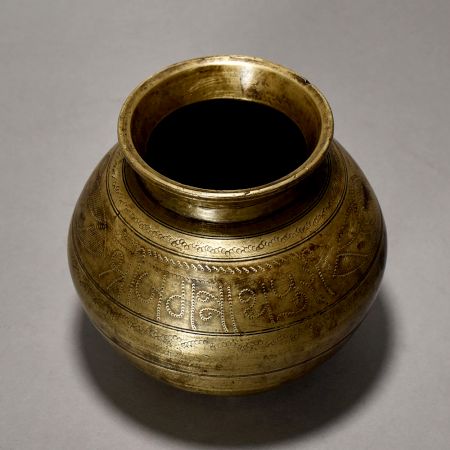Pure Brass Holy Water Pot In Odisha Style