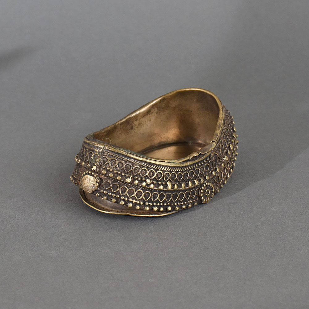 Vintage Tribal Brass Ashtray for Indoor Decoration