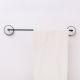 Black White Aluminum Ceramic Wall-Mounted Towel Bar for Bathroom
