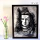 Mahadev Charcoal Sketch on Paper by Artist Dimpana 17 x 13 Inches
