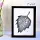 The Droplets on Leaf Realistic Pencil Sketch on Paper by Artist Dimpana | 7 x 9.5 Inches