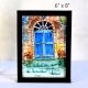 The Mini Door Watercolor Painting on Paper by Artist Dimpana |6 x 8Inches