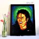 Michael Jackson Graphical Illustration Portrait on Paper by Artist Dimpana | 13 x 17 Inches