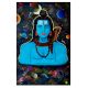 Shiva in Galaxy Acrylic Spiritual Painting Art on Canvas Board by Artist Dimpana | 36 X 24 Inches