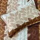 Earthy Leaf Print 100% Cotton Casement King Size Bedsheet Set with 2 Pillow Covers | 100 x 108 Inches