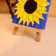 3D Textured Sunflower Mini Canvas Painting Handmade