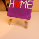Mini Home Wall Art with Heart Textured Design