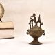 Tribal Art Vintage Brass Sindoor Box for Home Decoration