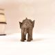 Handmade Jali Work Brass Elephant Statue in Tribal Art