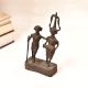 Handmade Finest Brass Two Man Figure in Tribal Art for Decor