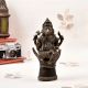 Handmade Tribal Brass Lord Ganesha Statue from Central India