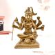 Handmade Vintage Brass Lord Shiva Statue in Himalayan Art