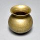 Vintage Finish Brass Holy Water Pot with Engraving from Himachal