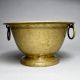 Indian Vintage Finish Brass Holy Pot for Hindu Rituals