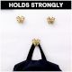 Golden Brass Butterfly Wall Hooks-3 Pieces