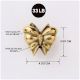 Golden Brass Butterfly Wall Hooks-3 Pieces