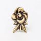Antique Brass Rose Drawer Knob