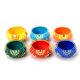 Washable Terracotta Round Diya T-Light Holder Set of 6