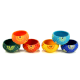 Washable Terracotta Round Diya T-Light Holder Set of 6