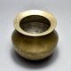 Sturdy Handmade Brass Holy Water Pot from Himachal for Decor