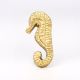Golden Brass Seahorse Cabinet Knob