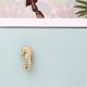 Golden Brass Seahorse Cabinet Knob