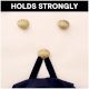 Golden Solid Brass Shell Wall Hooks-3 Pieces