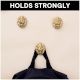 Golden Brass Lion Wall Hooks-3 Pieces