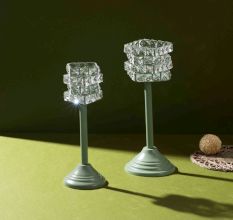 Luxe Prism Stands (Muted Green)