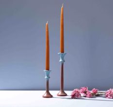 Aqua Drift Ombre Candle Stand