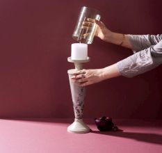 Petal Grace Candle Stand