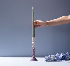 Purple Haze Ombre Candle Stands