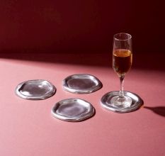 Radiant Hexagon Coaster Set