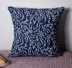 Indigo Vine Pillow Cover