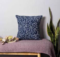 Indigo Vine Pillow Cover