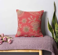 Ruby Glow Pillow Cover