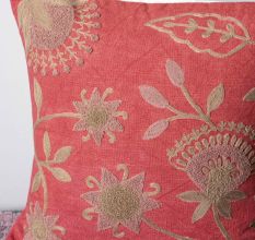 Ruby Glow Pillow Cover