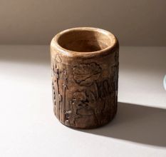 Artisan Dandelion Carved Spoon Stand