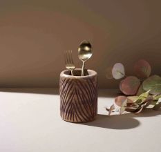 Handcrafted Wooden Spoon Stand