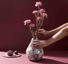 Blushing Garden Vase