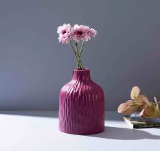 Carved Heather Relic Vase