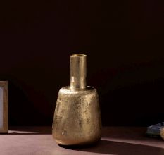 Golden Bell Artisan Vase