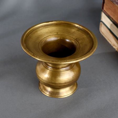 Vintage Brass Flower Pot for Home Decor and Pooja Use