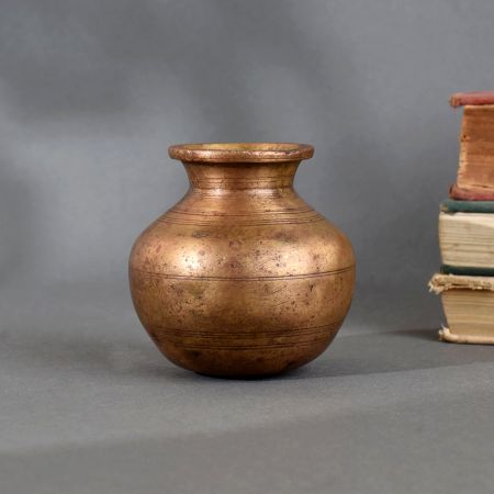 Finest Brass Holy Water Pot Handcrafted Traditional Ritual Kalash