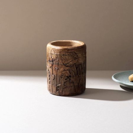 Artisan Dandelion Carved Spoon Stand