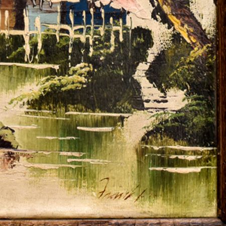 Oil Painting on Cloth and Hard Board