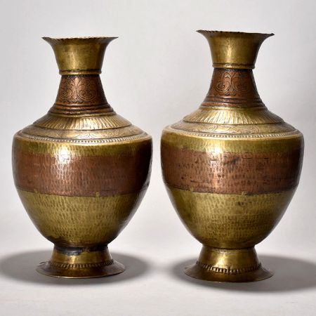 Vintage Holy Water Pot With Fine Work